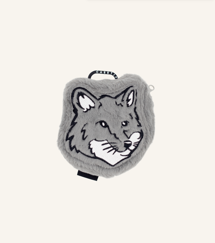 MAISON KITSUNÉ X CASETIFY EARBUDS PLUSH POUCH