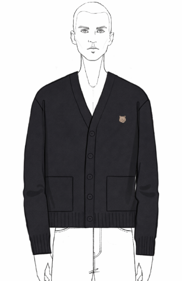 FOX HEAD MILANO LAMBSWOOL CARDIGAN