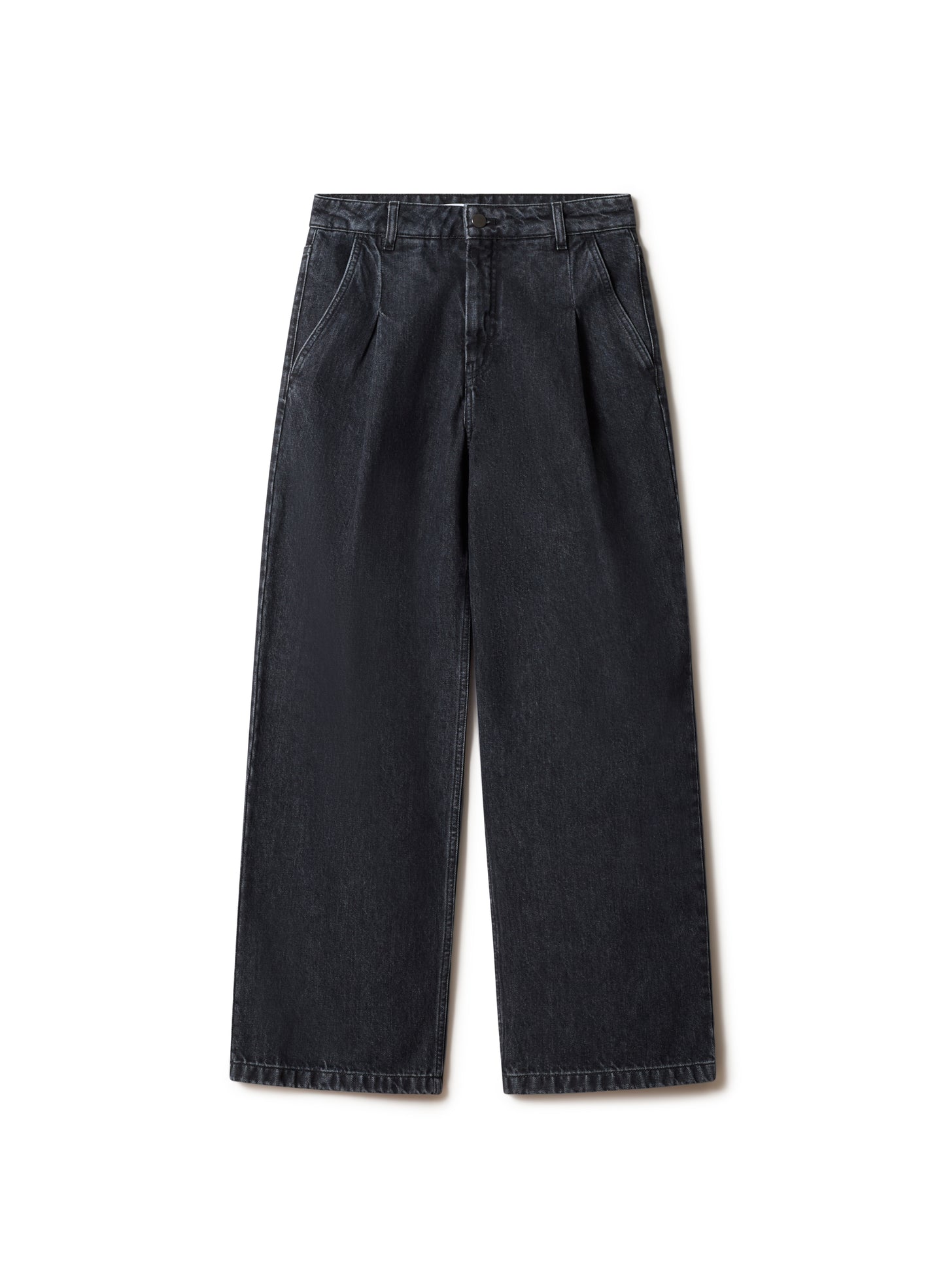 PLEATED JEANS
