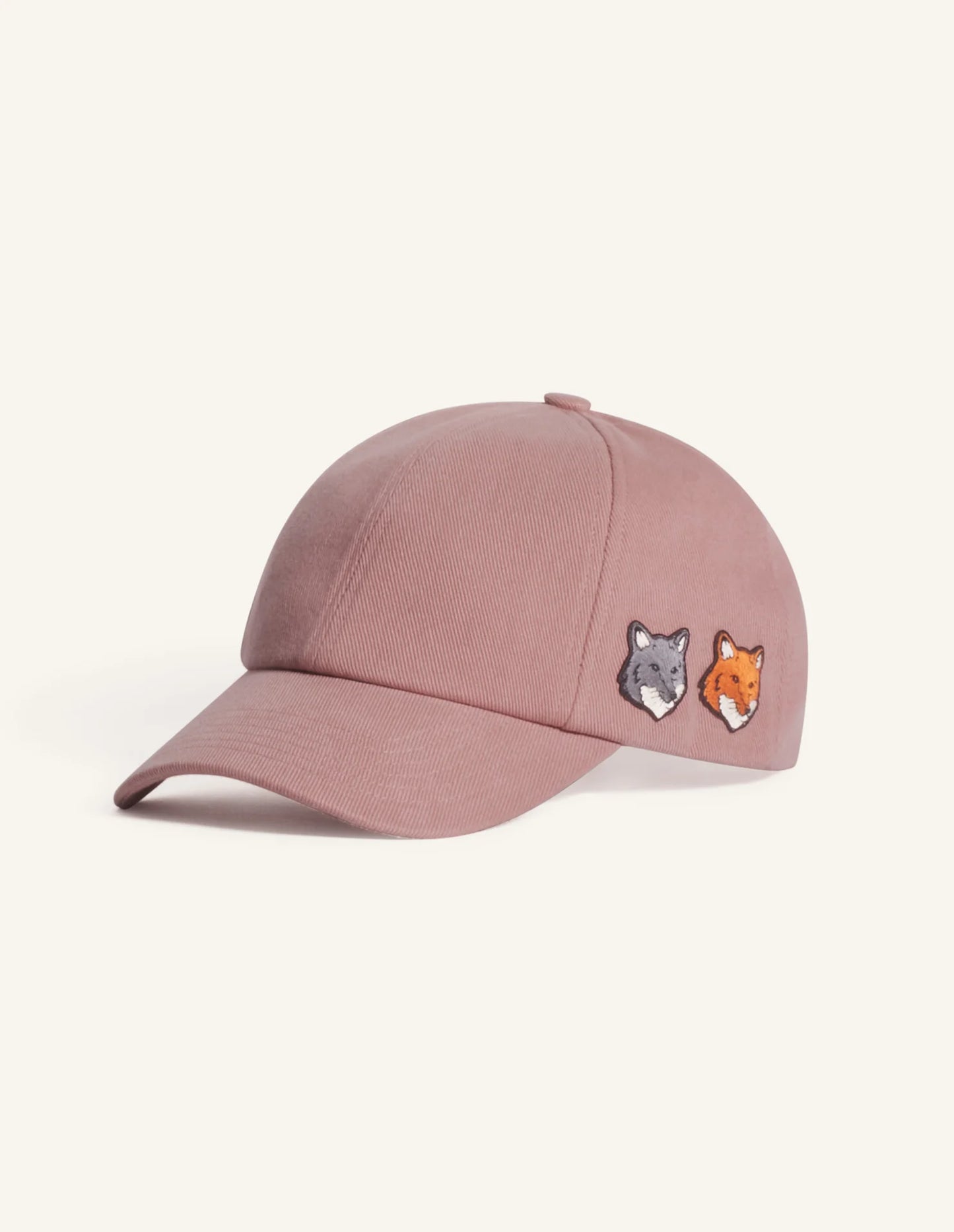 DOUBLE FOX HEAD FADED CAP