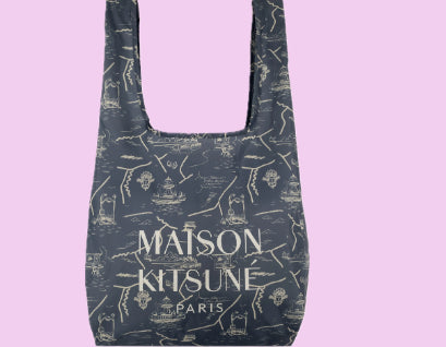PARISIAN MAP FOLDABLE TOTE