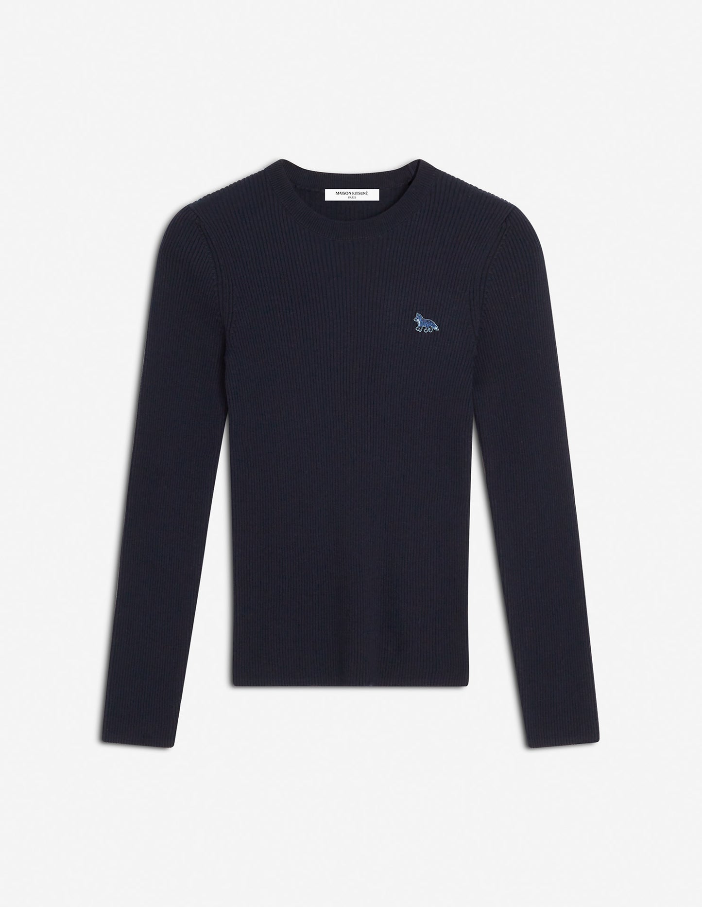 BABY FOX PATCH FINE RIBBED JUMPER