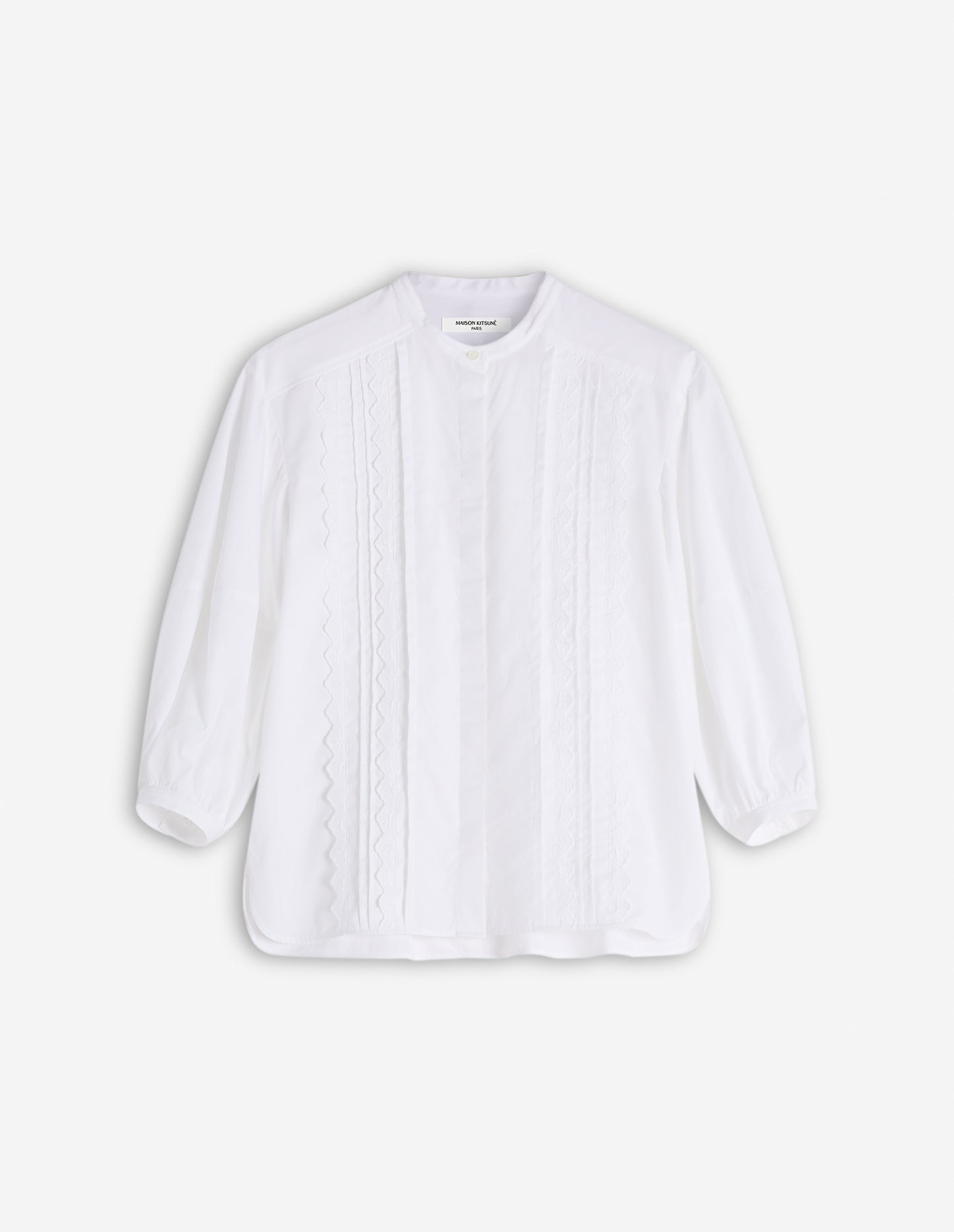 CRAFTED EMBROIDERY MAXI SLEEVE SHIRT
