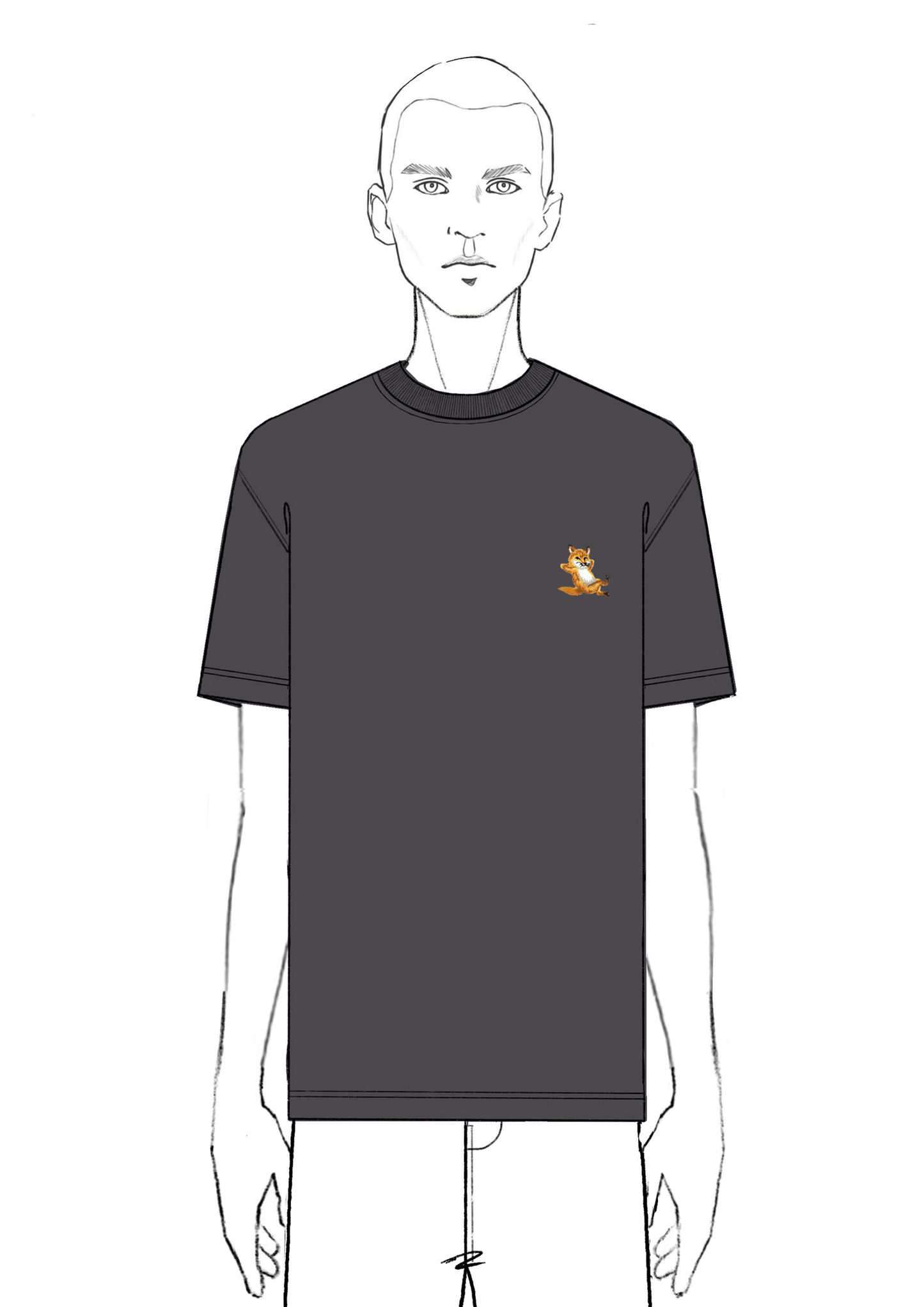 CHILLAX FOX COMFORT TEE-SHIRT