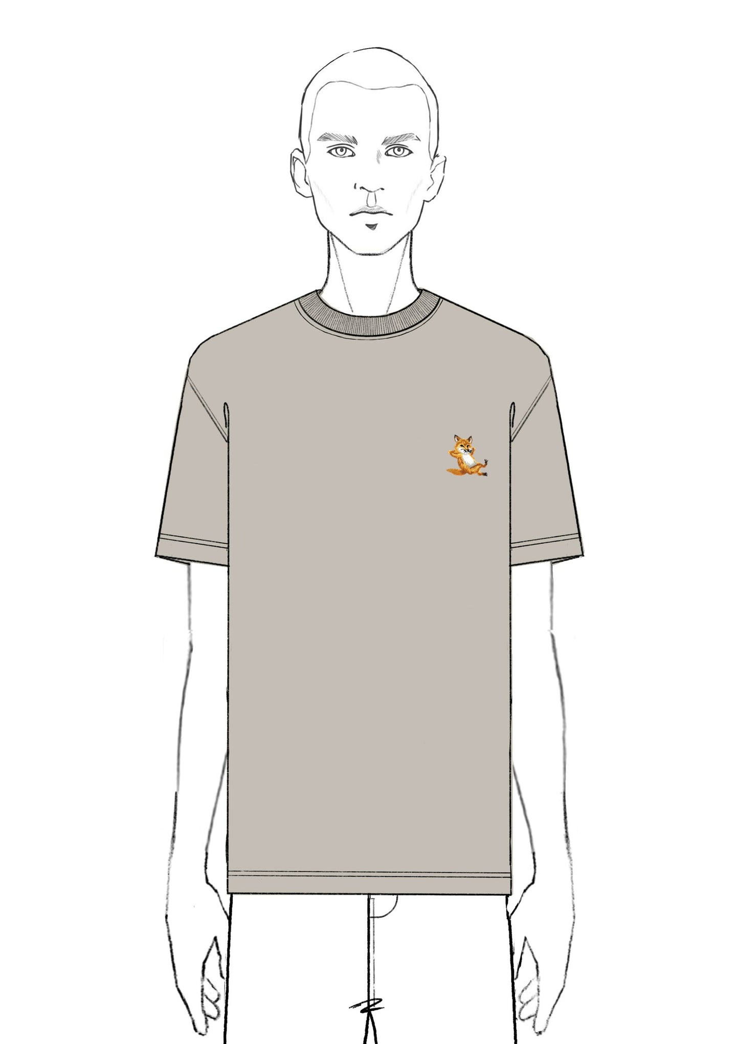 CHILLAX FOX COMFORT TEE-SHIRT