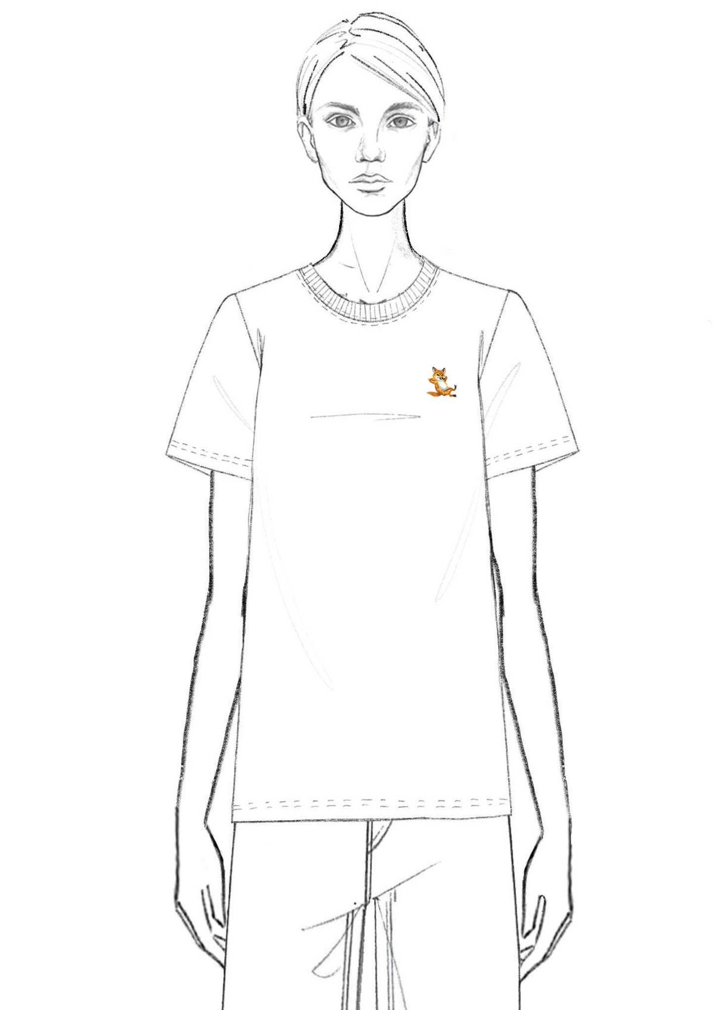 CHILLAX FOX REGULAR TEE-SHIRT