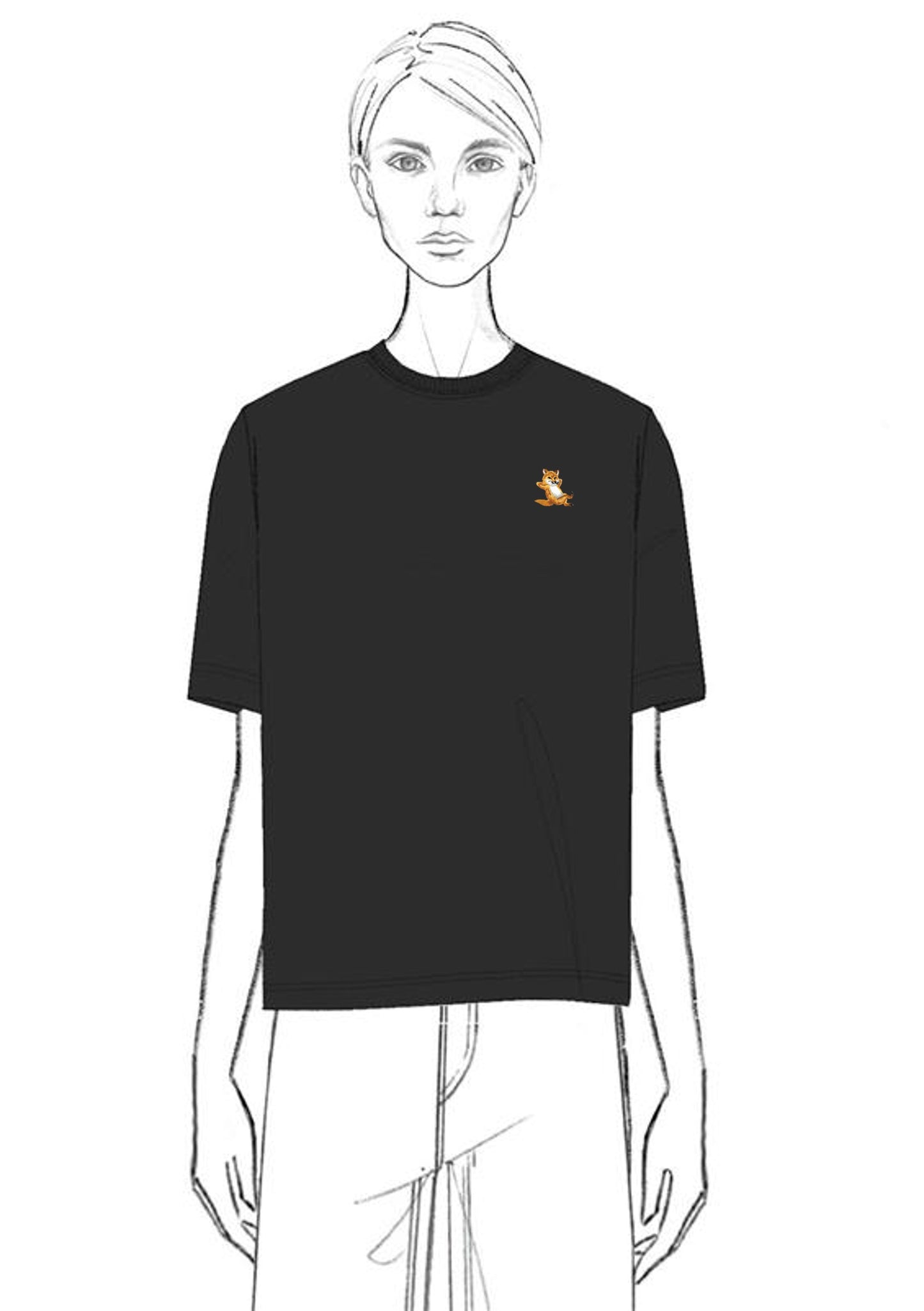 CHILLAX FOX COMFORT TEE-SHIRT