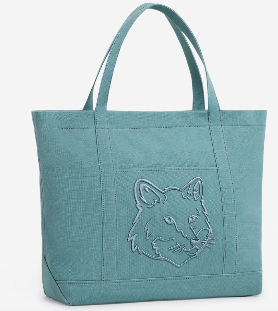 FOX HEAD LARGE TOTE EVERGREEN