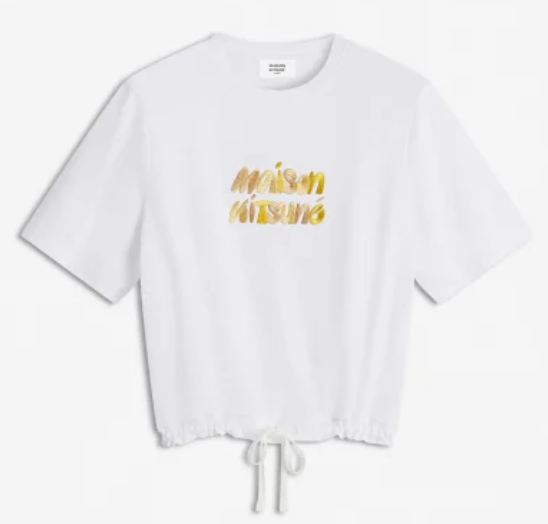 BUBBLE LOGO DRAWSTRING COMFORT TEE-SHIRT