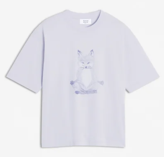 YOGA FOX BOXY TEE-SHIRT