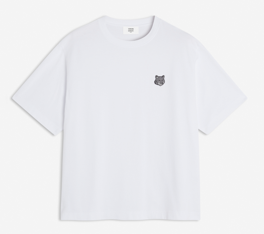 BOLD FOX HEAD PATCH OVERSIZE TEE-SHIRT