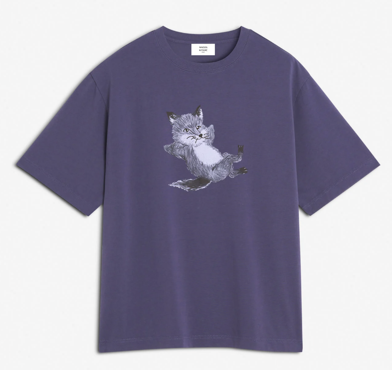 CHILLAX PRINT OVERSIZE TEE-SHIRT