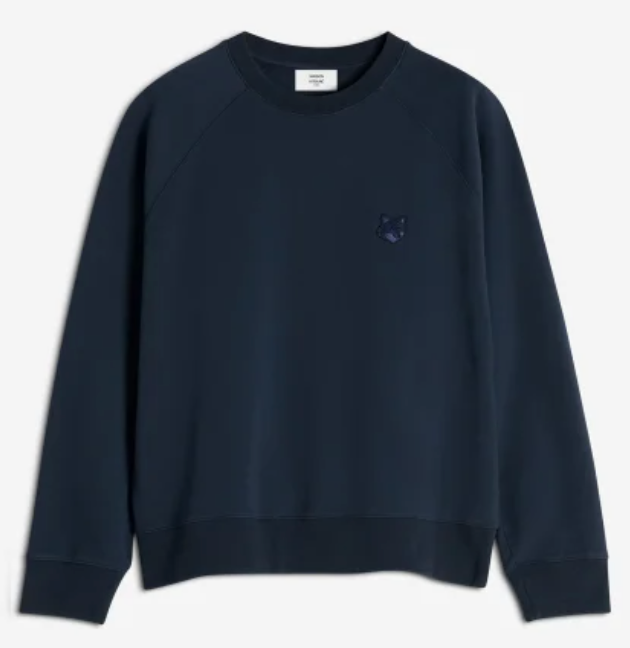 BOLD FOX HEAD PATCH OVERSIZE SWEATSHIRT