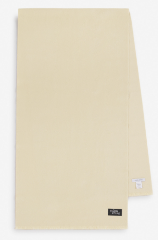 WOOL FRINGE SCARF