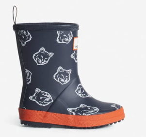 MAISON KITSUNÉ x HUNTER FOX HEADS KIDS FIRST BOOTS