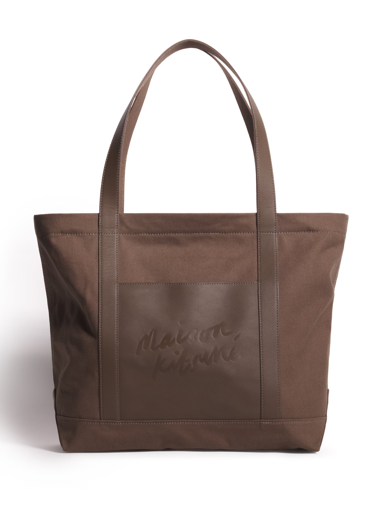 CANVAS & LEATHER LARGE TOTE