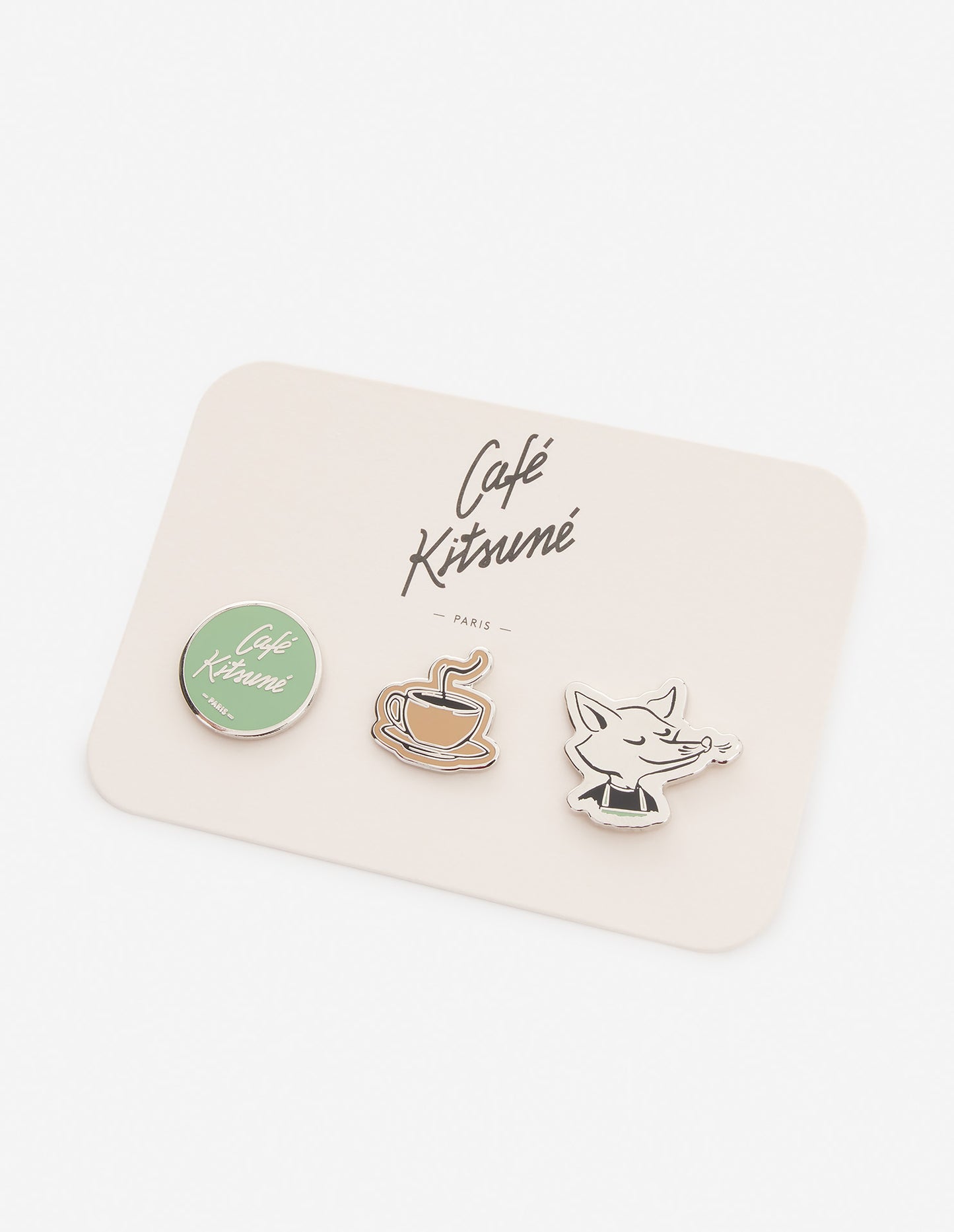 CAFÉ KITSUNÉ SET OF 3 PINS