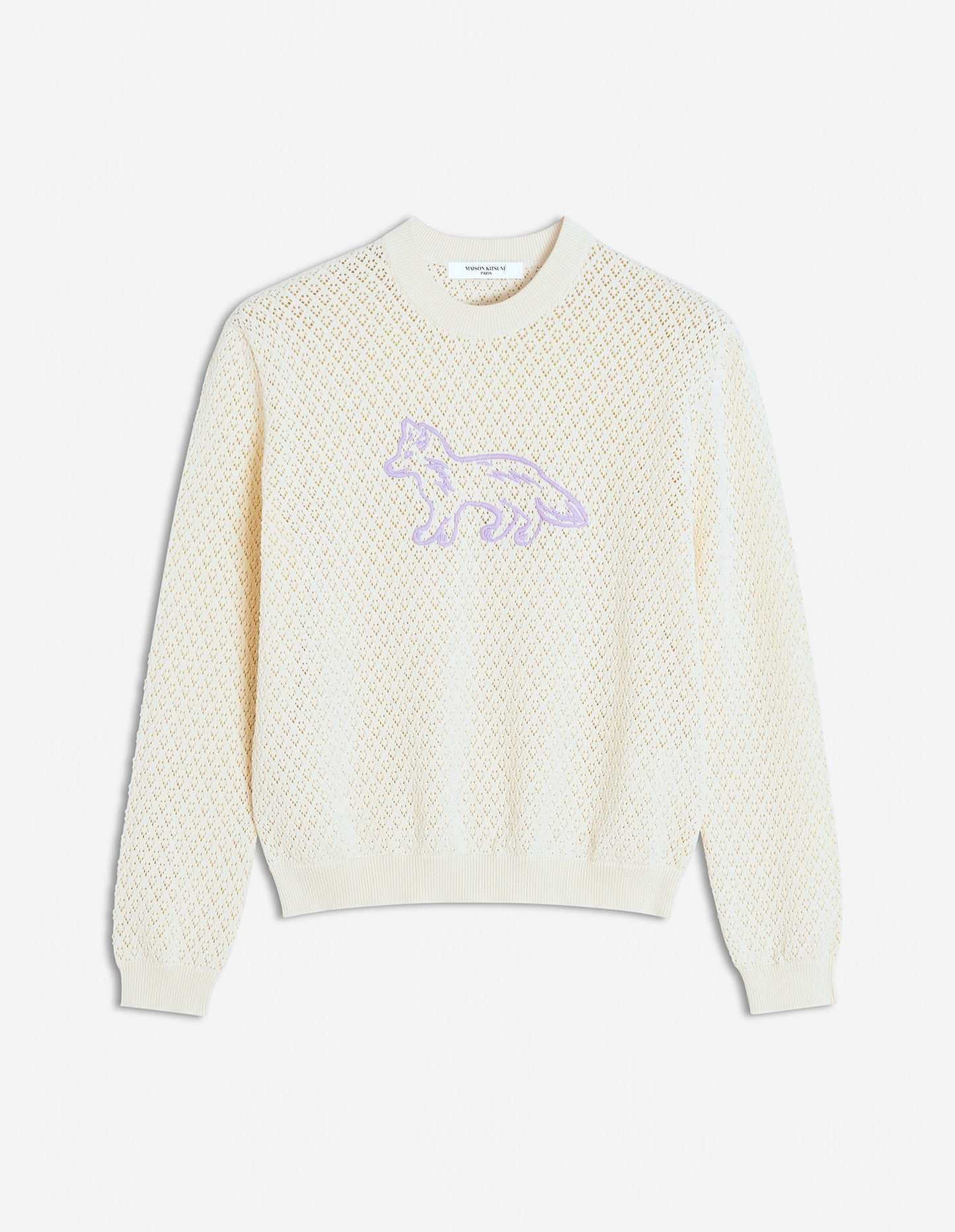 BABY FOX EMBROIDERY LACE JUMPER