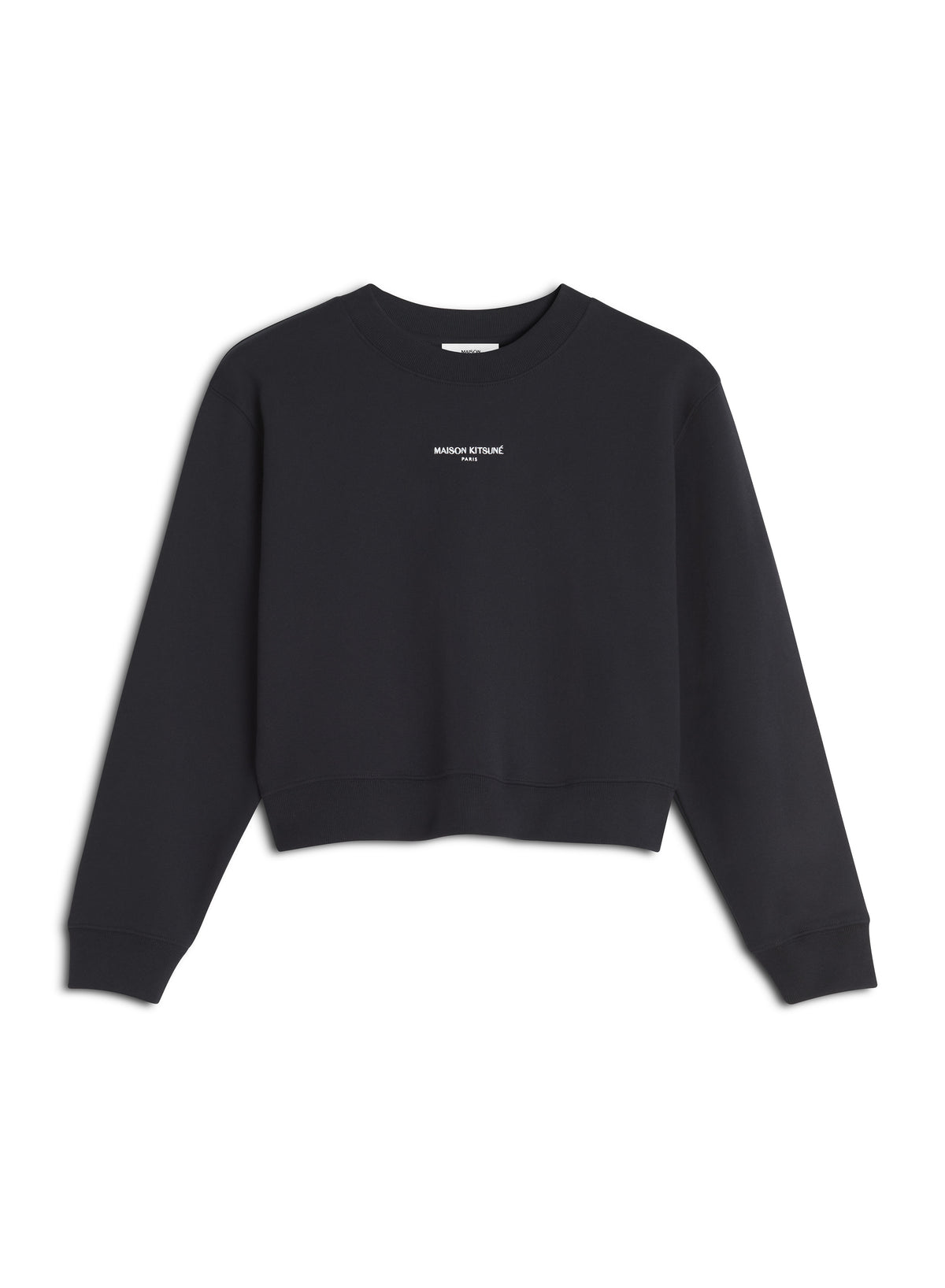 MAISON KITSUNÉ PARIS CROPPED SWEATSHIRT