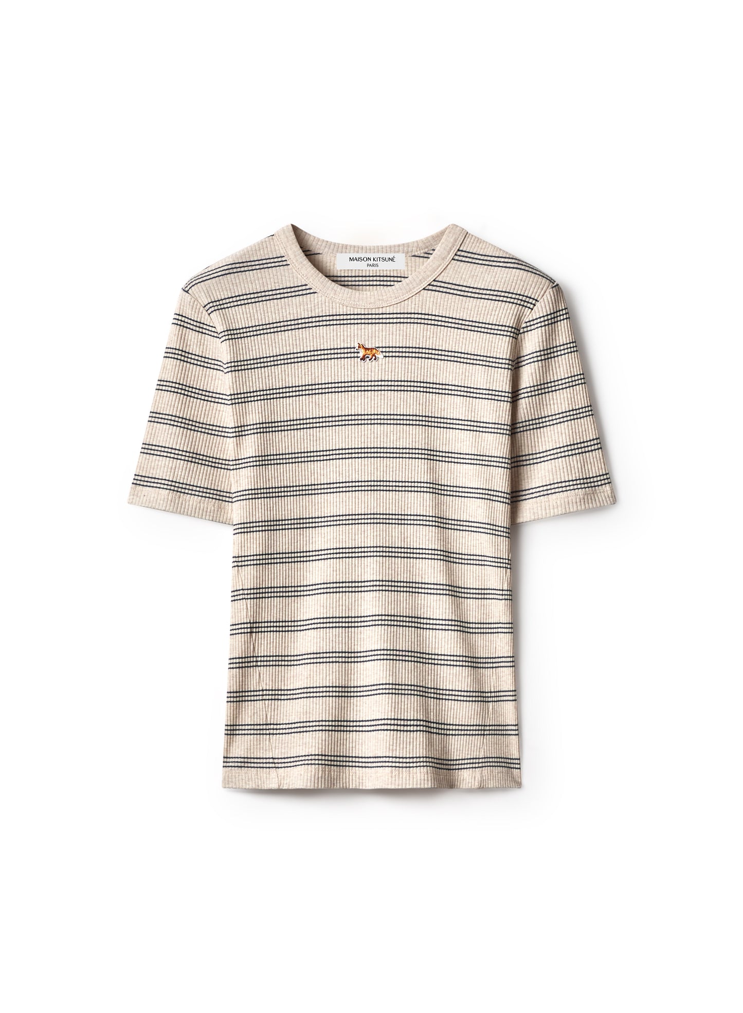 BABY FOX STRIPED FITTED TEE