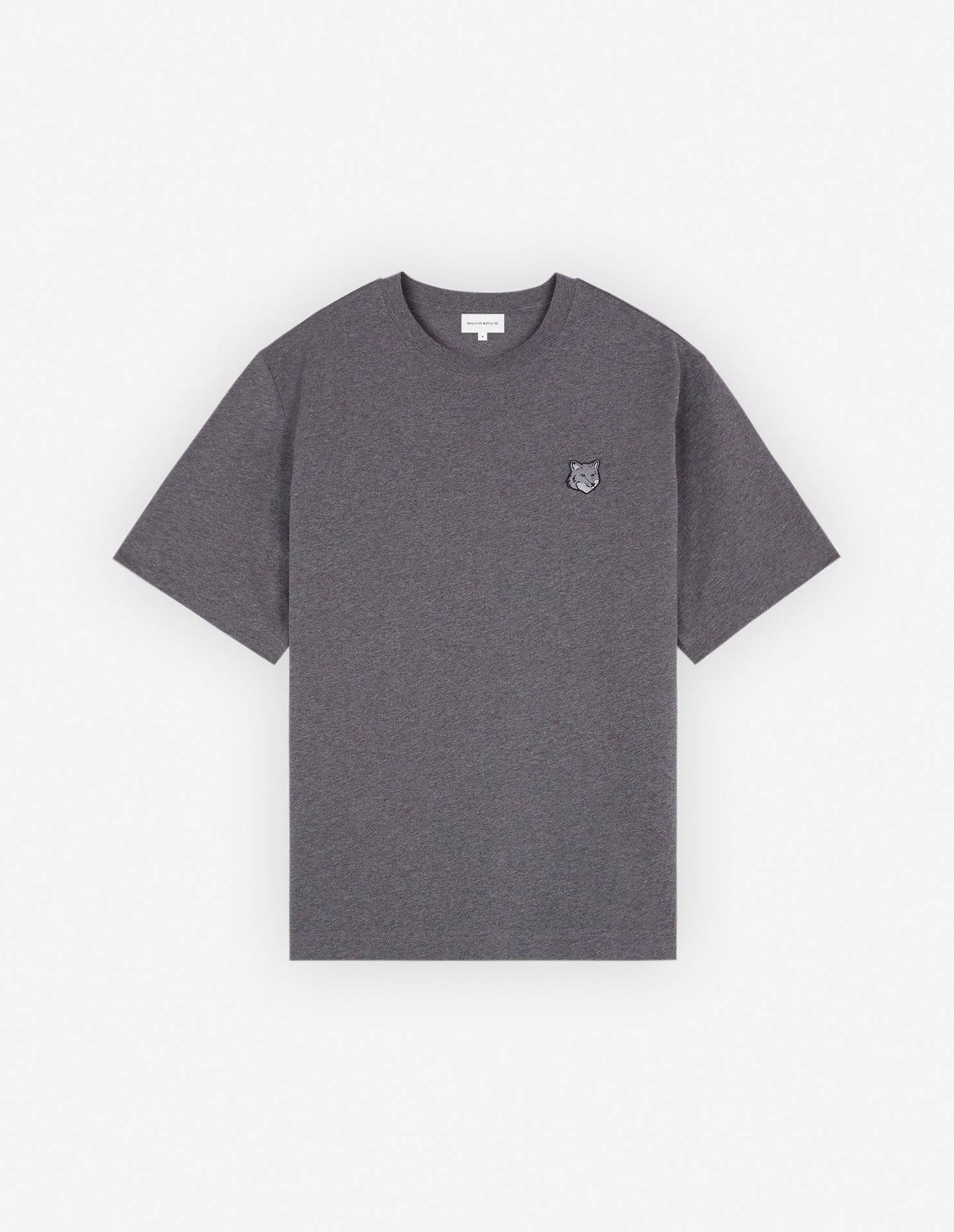 BOLD FOX HEAD PATCH OVERSIZE TEE SHIRT