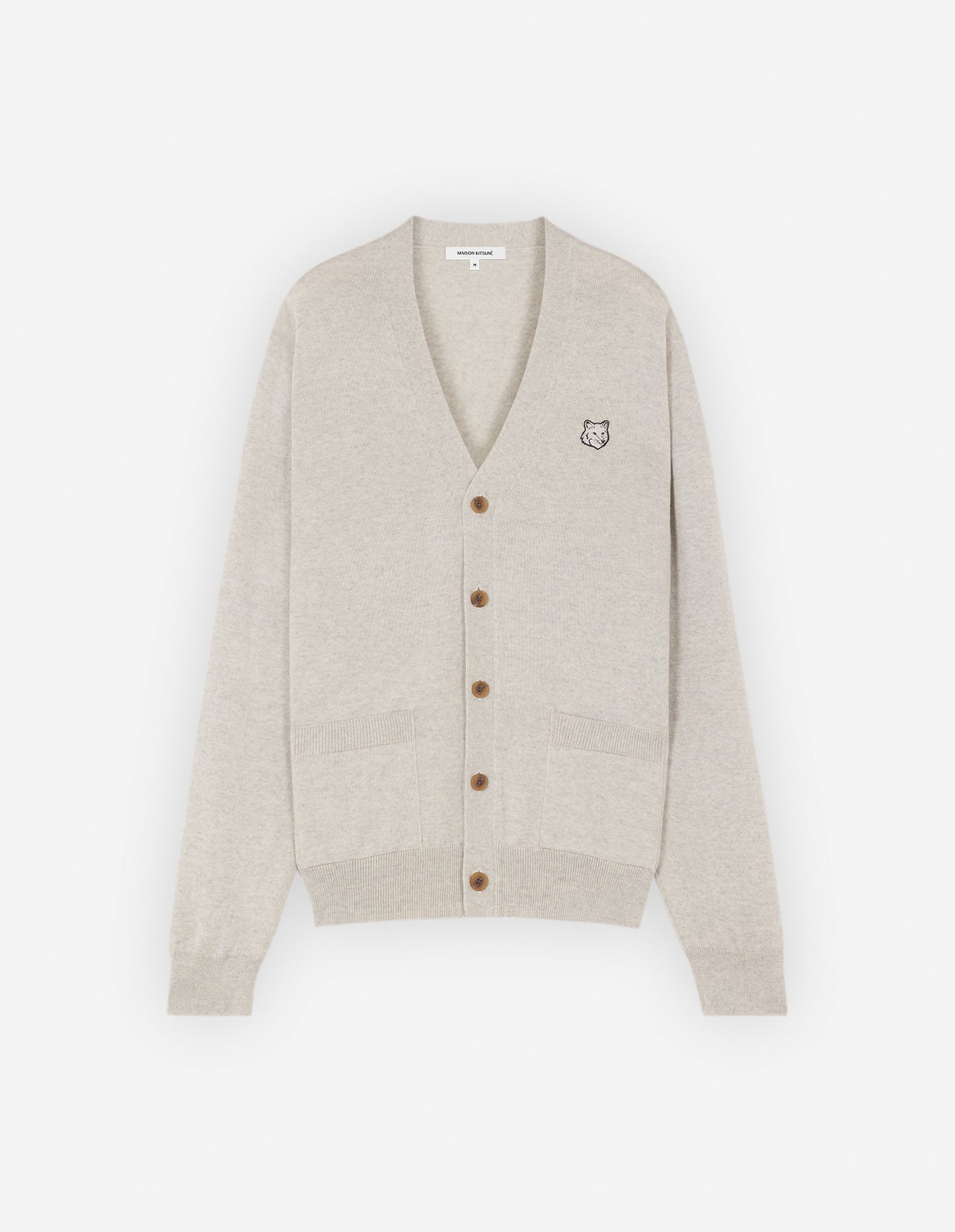 BOLD FOX HEAD PATCH REGULAR CARDIGAN
