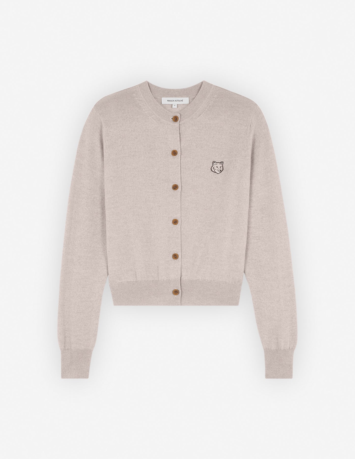 BOLD FOX HEAD PATCH REGULAR CARDIGAN