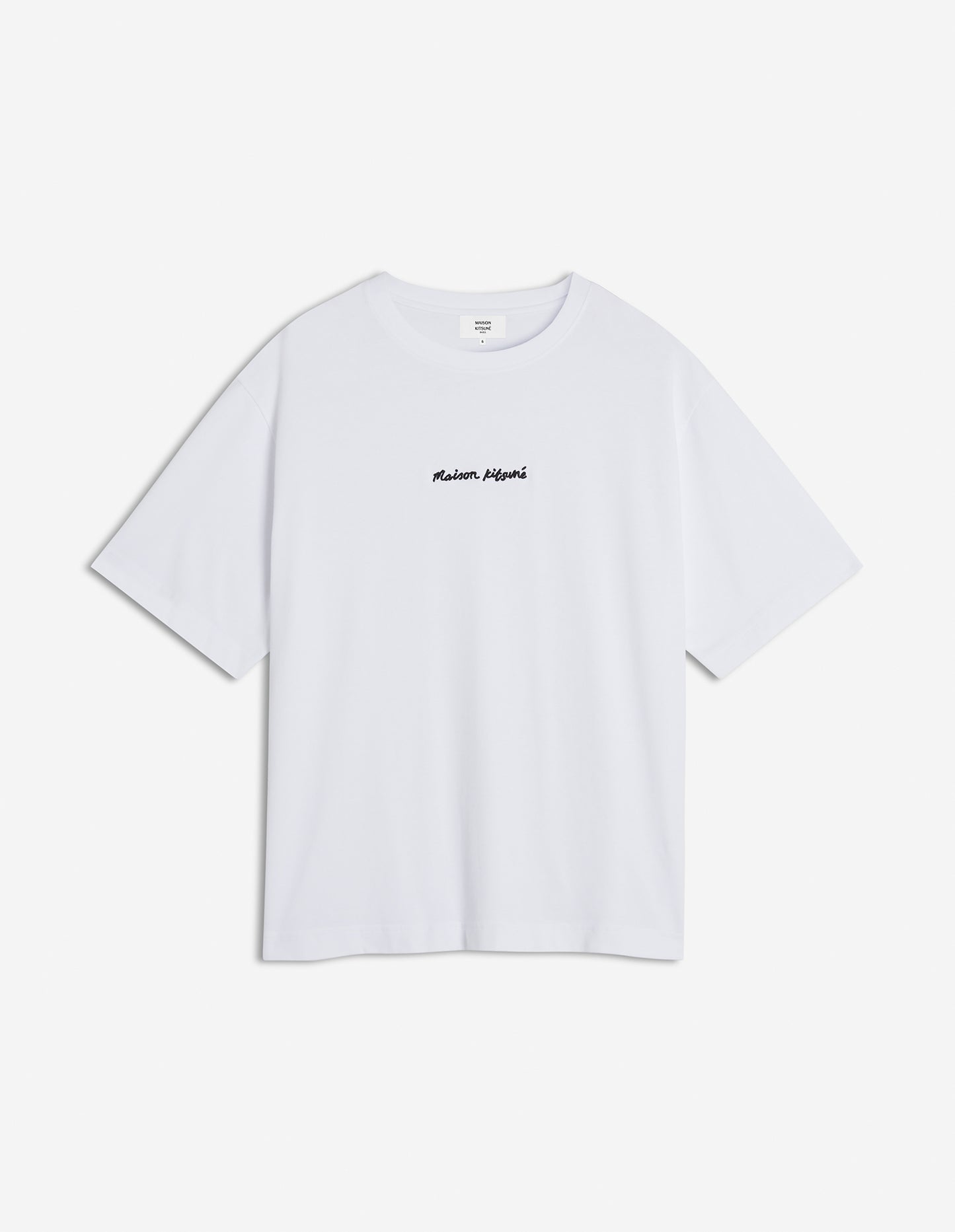 MAISON KITSUNÉ LINE HANDWRITING OVERSIZE TEE-SHIRT