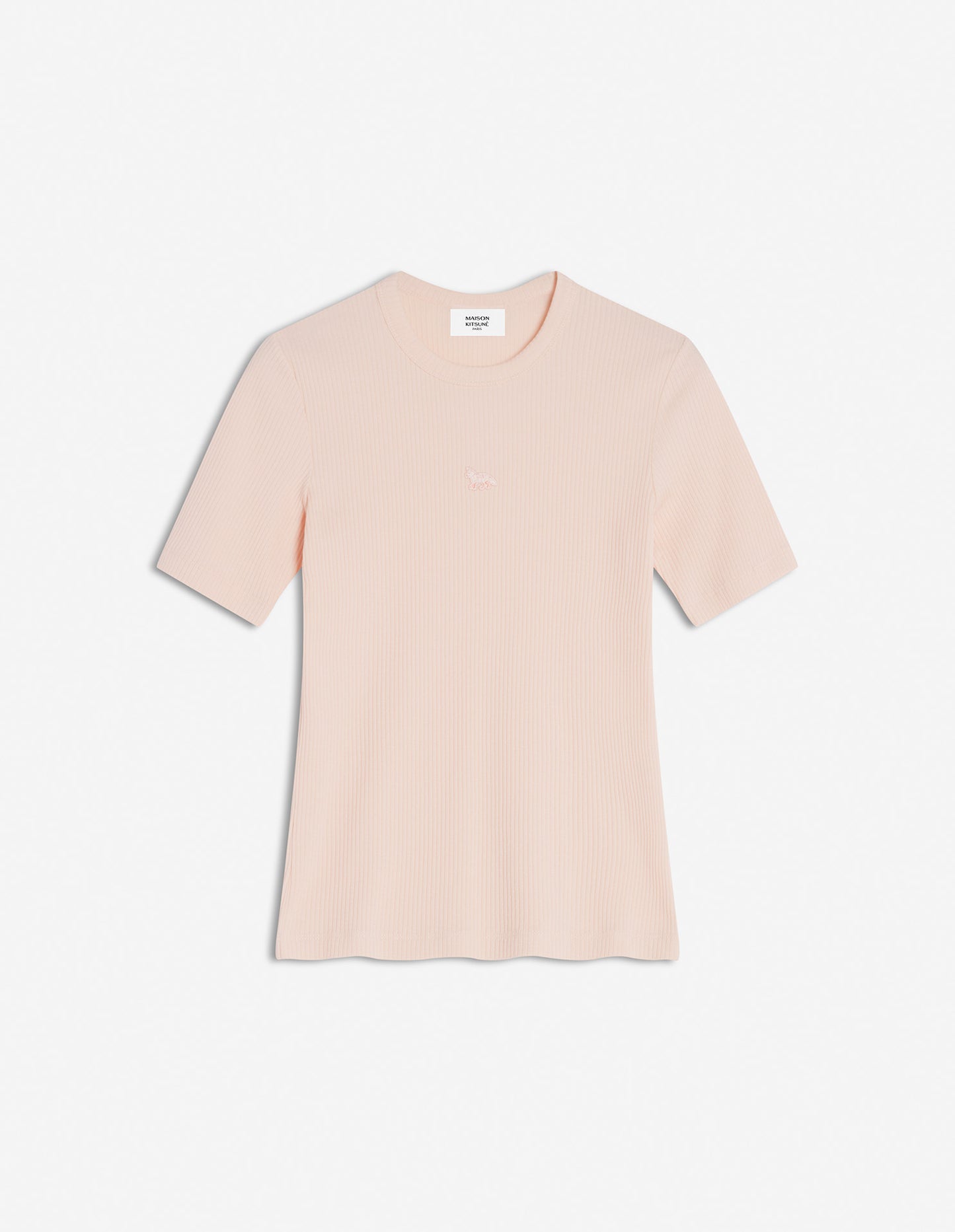 BABY FOX RIBBED FITTED TEE-SHIRT