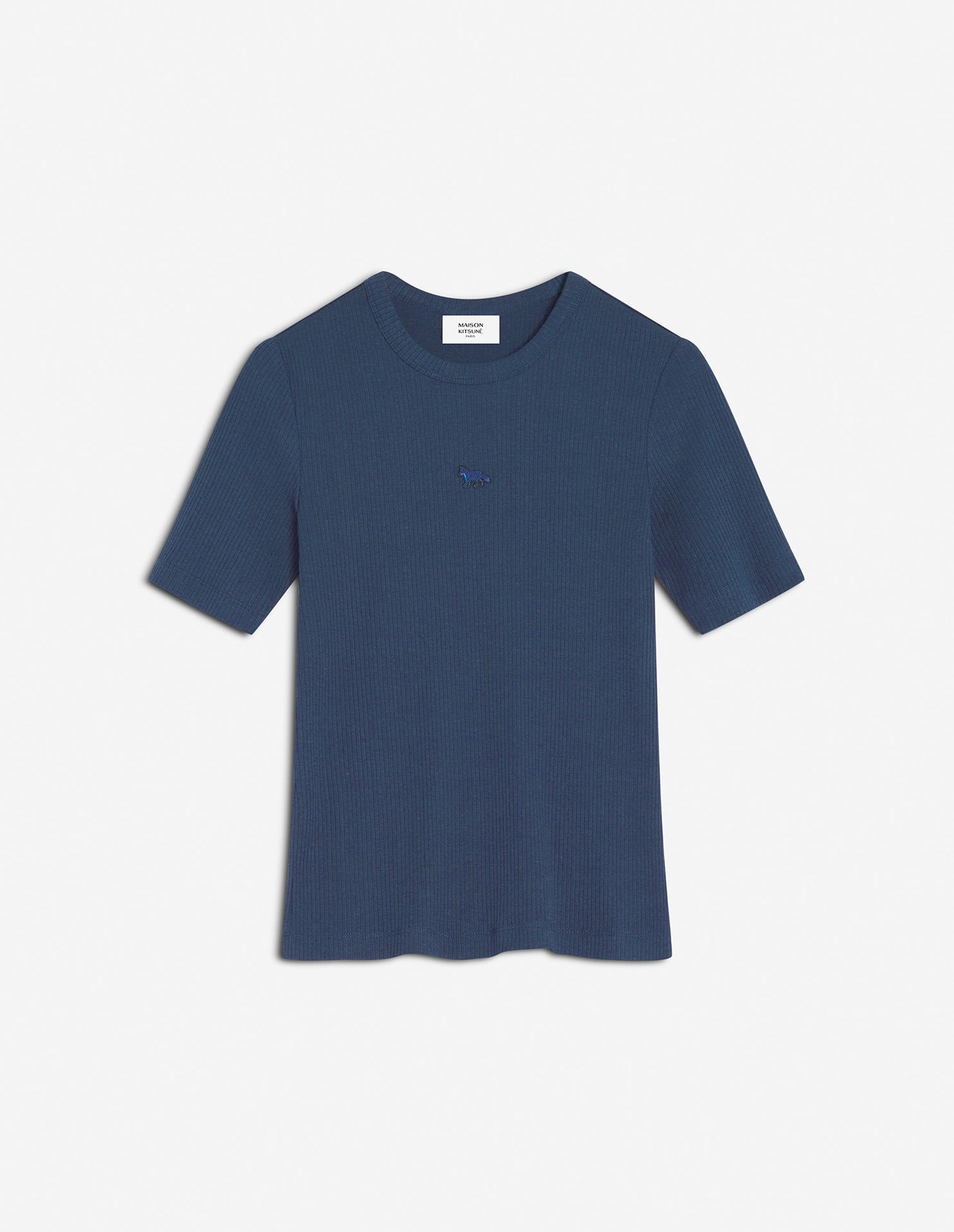 BABY FOX RIBBED FITTED TEE-SHIRT