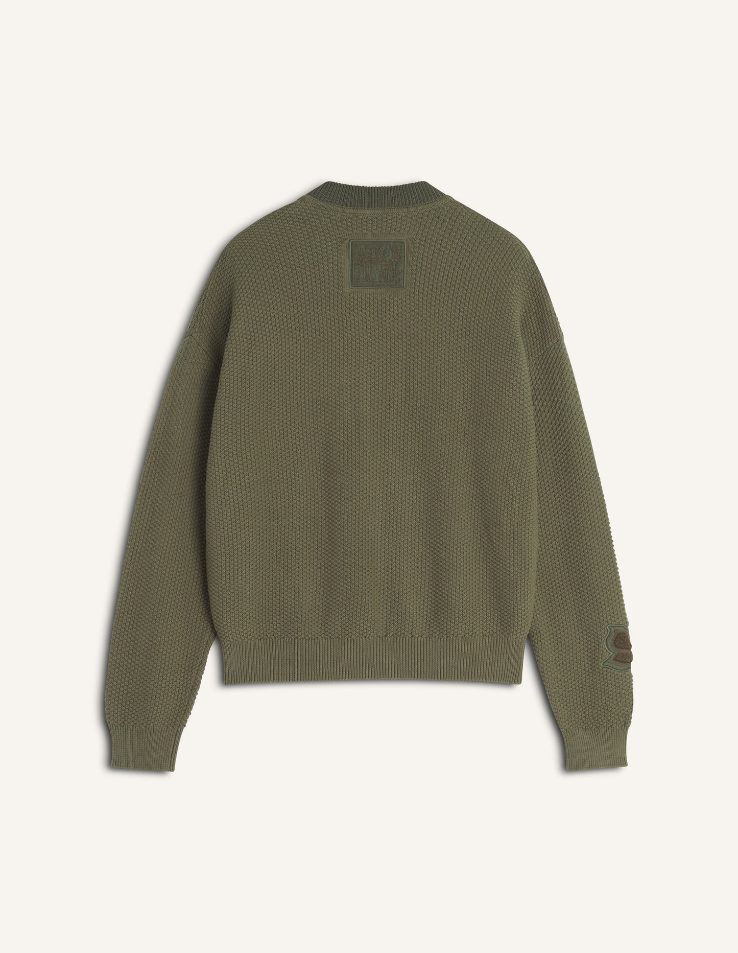 ART NOUVEAU STAMPS KNITTED BLOUSON