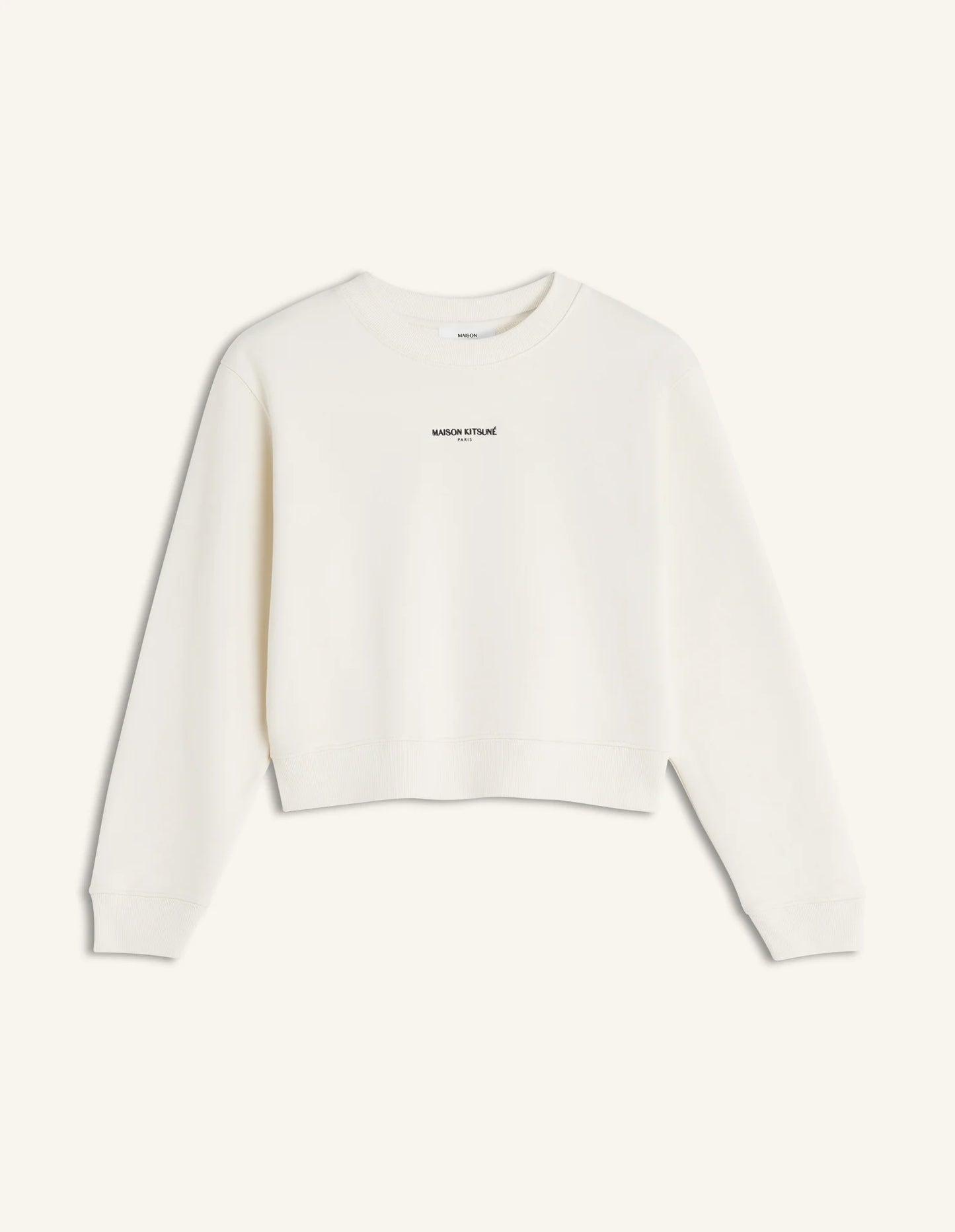 MAISON KITSUNÉ PARIS CROPPED SWEATSHIRT