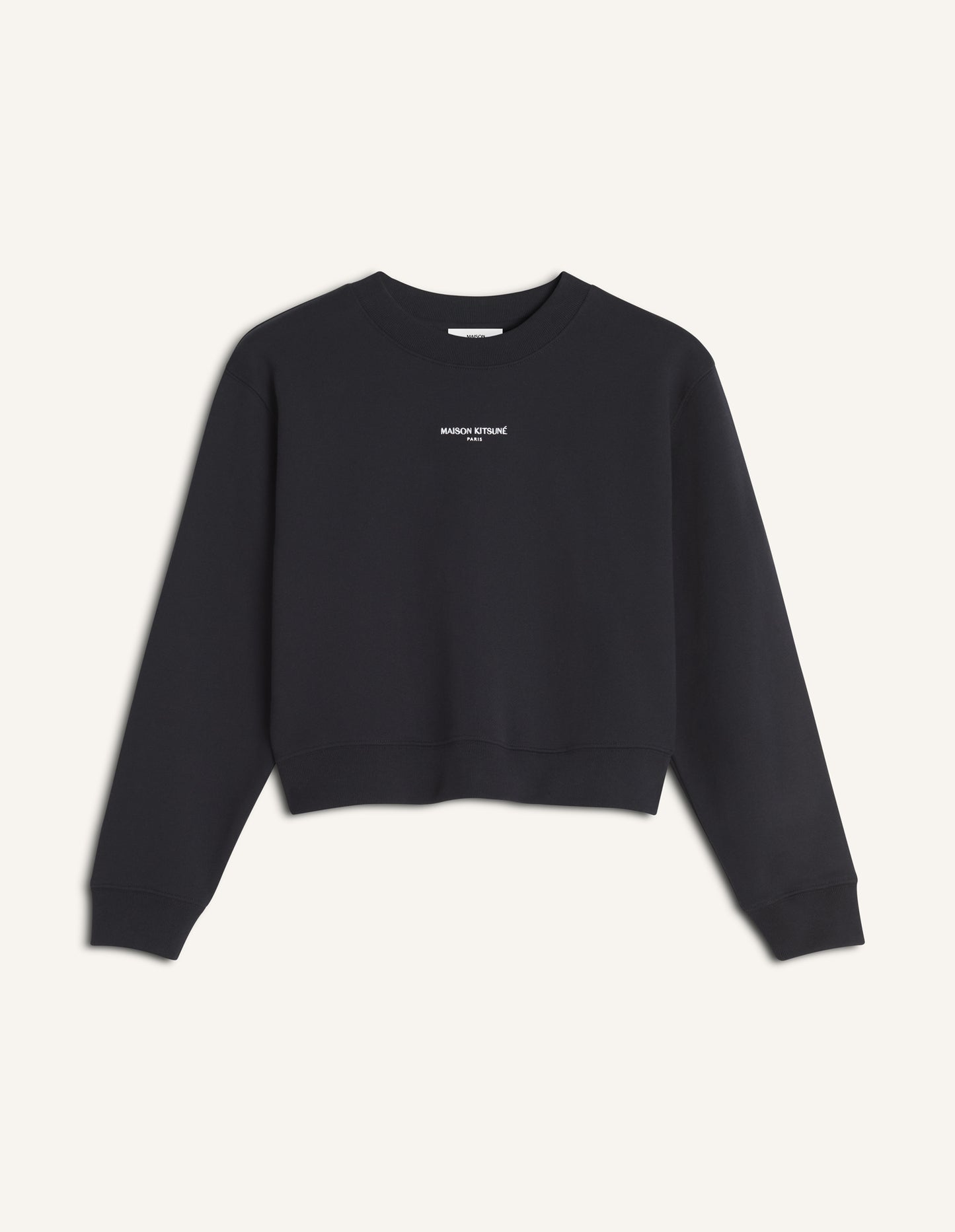 MAISON KITSUNÉ PARIS CROPPED SWEATSHIRT