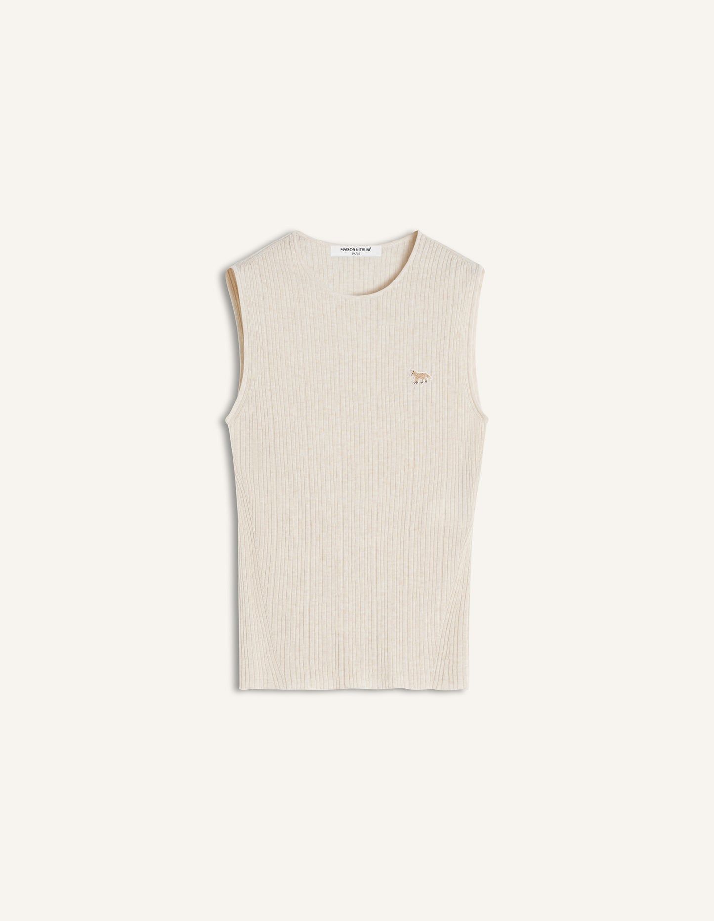 BABY FOX FINE RIB KNITTED TOP