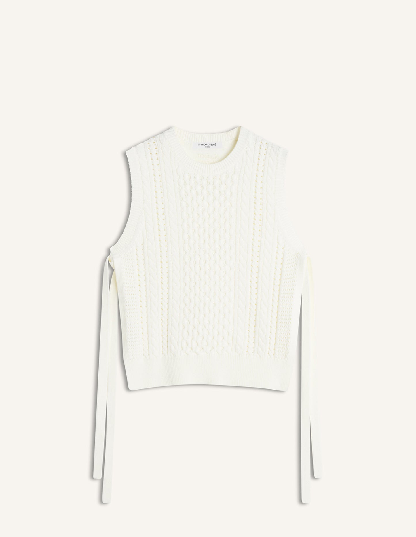 CABLE KNIT VEST