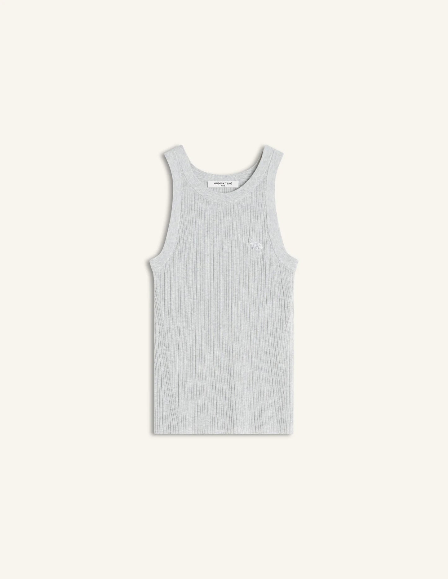 BABY FOX FINE RIB KNITTED TANK TOP