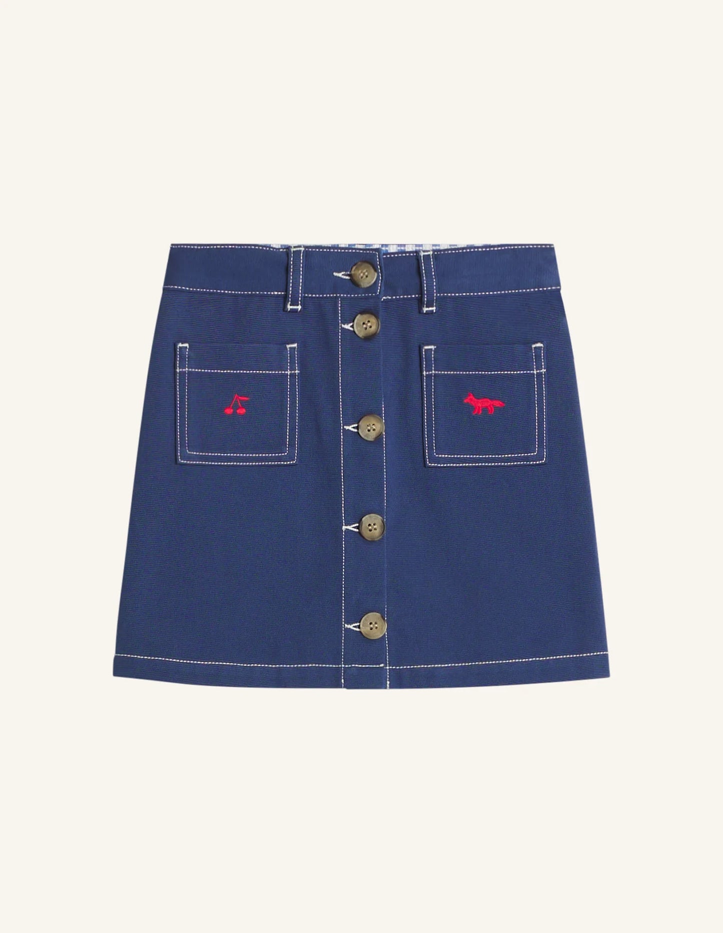 LAURINE GABARDINE SKIRT