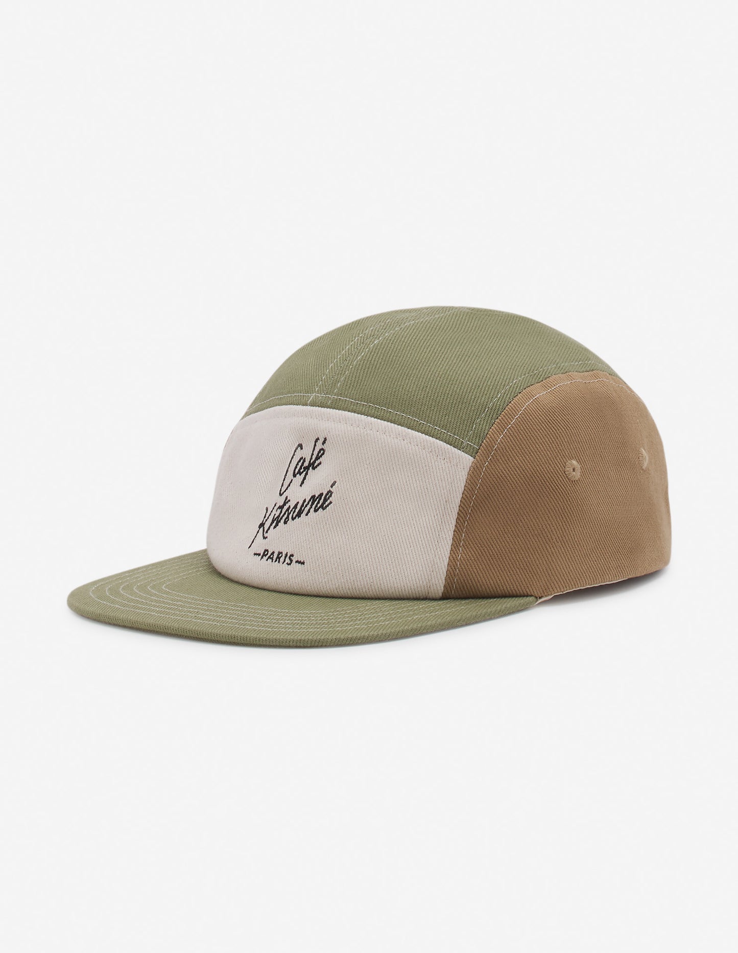CAFE KITSUNE COLORBLOCK 5P CAP