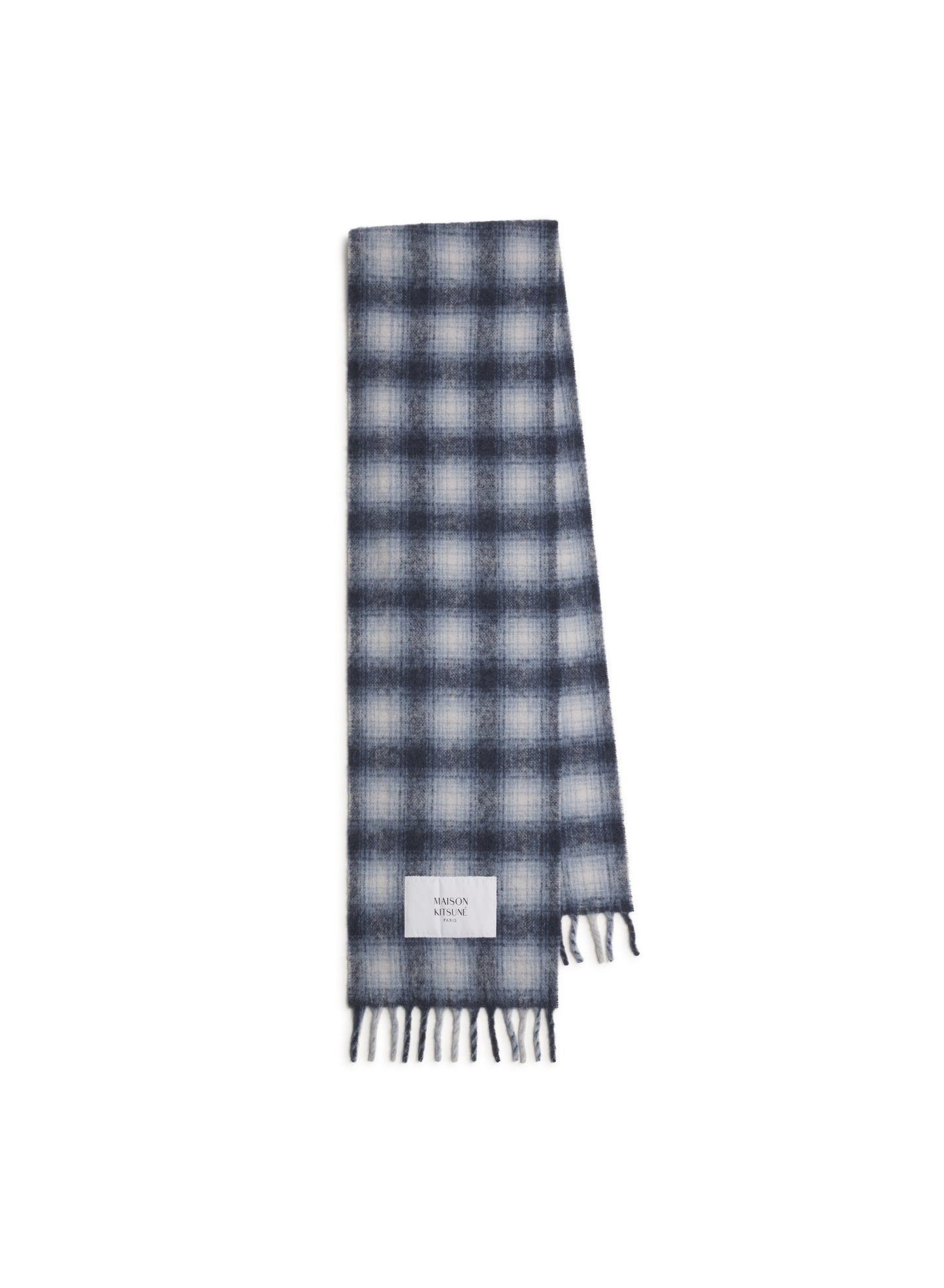 ALPACA CHECKED SCARF