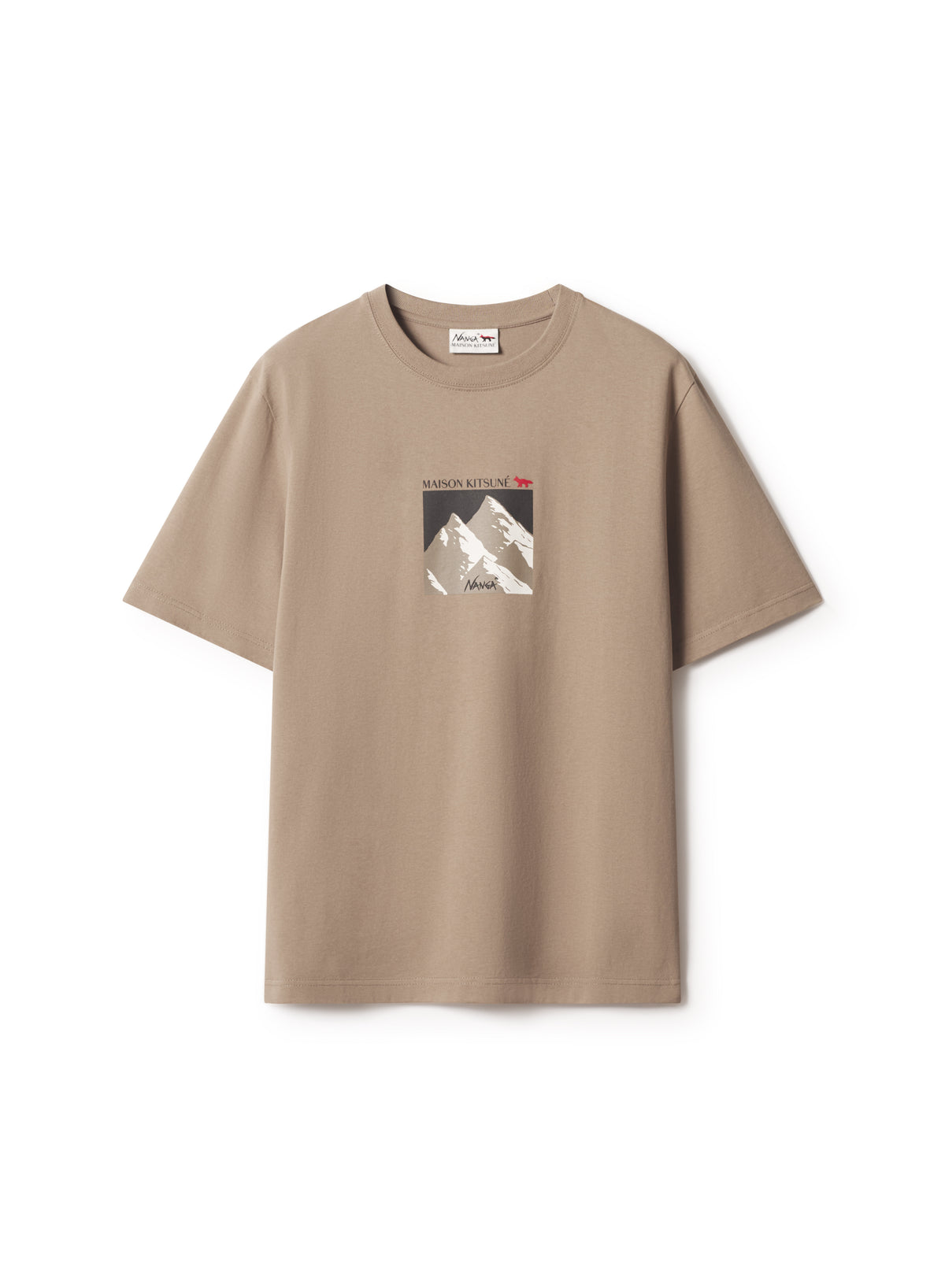 MAISON KITSUNÉ X NANGA MONTAIN PRINT SHORT SLEEVE COMFORT T-SHIRT