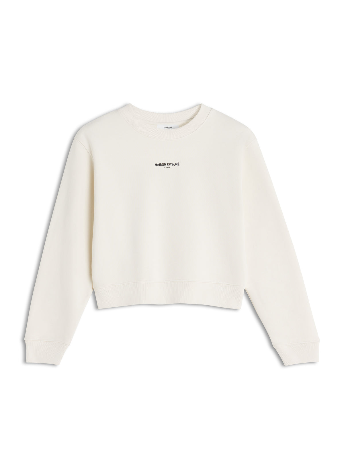MAISON KITSUNÉ PARIS CROPPED SWEATSHIRT