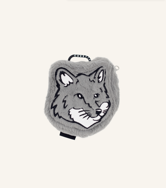 MAISON KITSUNÉ X CASETIFY  EARBUDS PLUSH POUCH