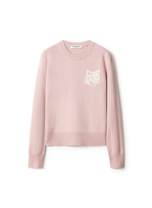 FOX HEAD INTARSIA MERINO JUMPER