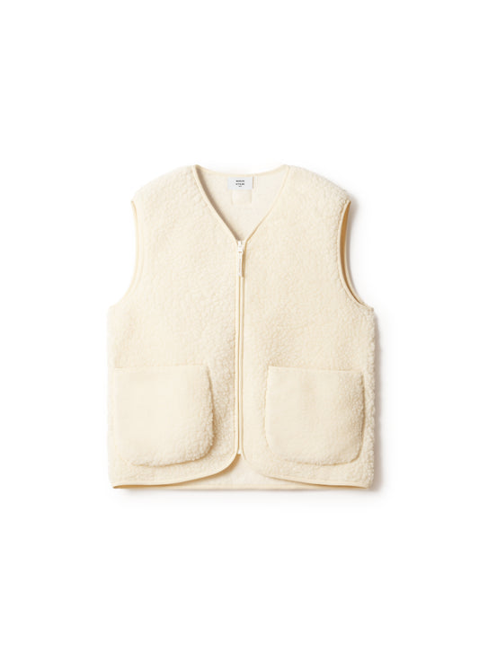 WOOL SLEEVELESS JACKET