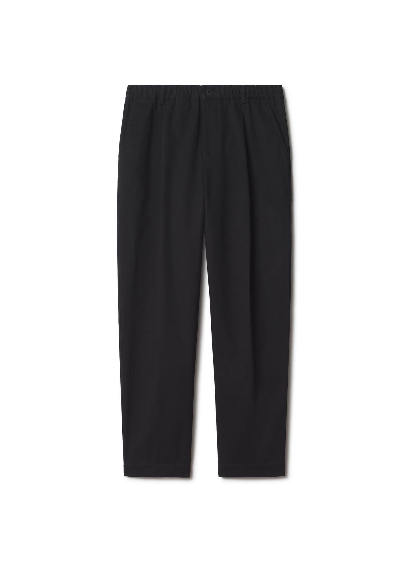 ELASTICATED PLEATED PANTS