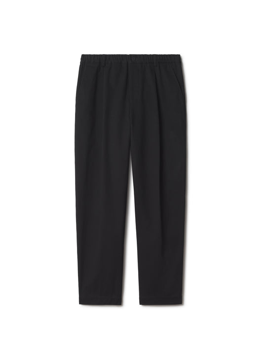 ELASTICATED PLEATED PANTS