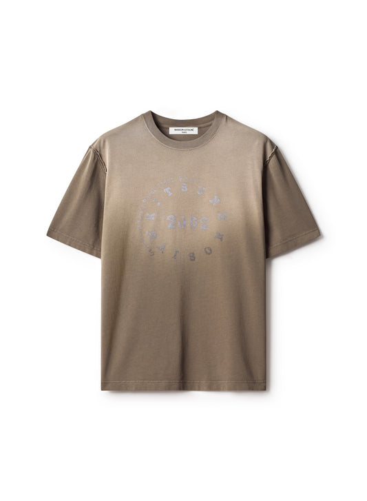 CIRCLE STAMP FADED COMFORT TEE-SHIRT