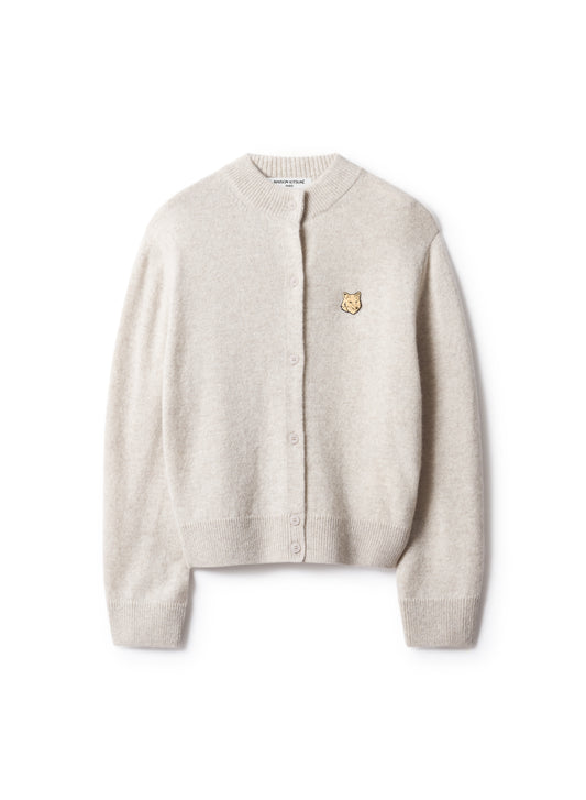 FOX HEAD LAMBSWOOL HIGH NECK CARDIGAN
