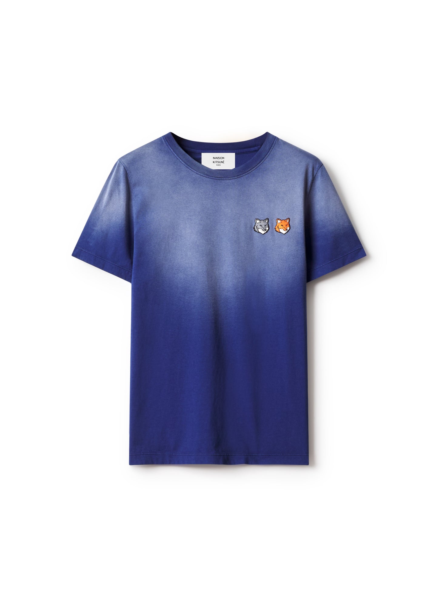 DOUBLE FOX HEAD FADED REGULAR TEE-SHIRT