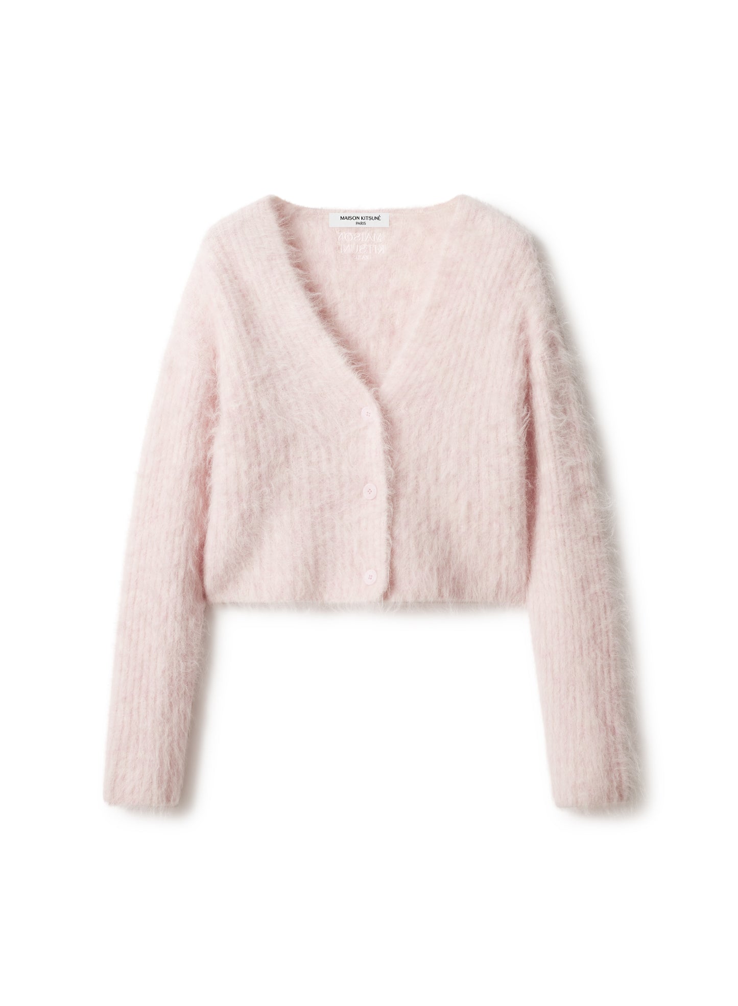 FLUFFY ALPACA CROPPED CARDIGAN